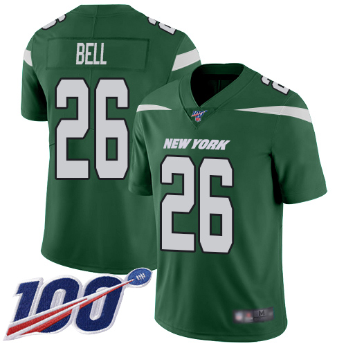 New York Jets Limited Green Men LeVeon Bell Home Jersey NFL Football 26 100th Season Vapor Untouchable